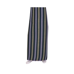 STRIPE BIG GREEN & MUSTARD COTTON LUNGI